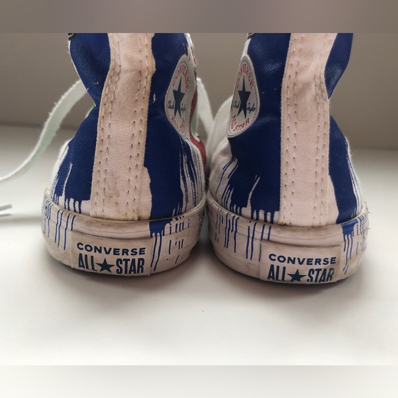2/$30 - Toddler boys converse dinoverse hi top sneakers (T10) - Picture 5 of 9